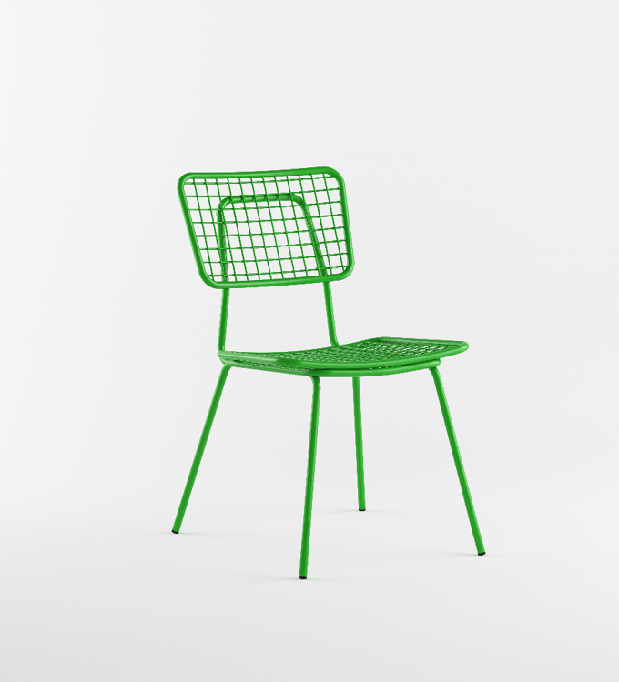 Green Outdoor Chair called Opla