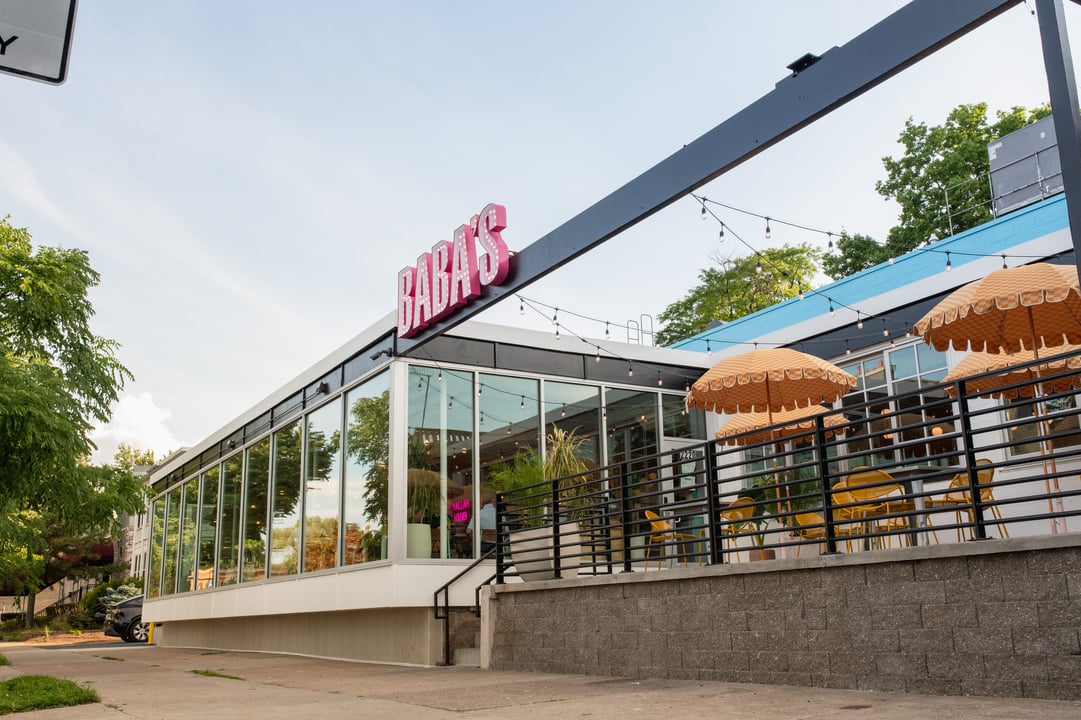 Babas Exterior with Hula Chairs