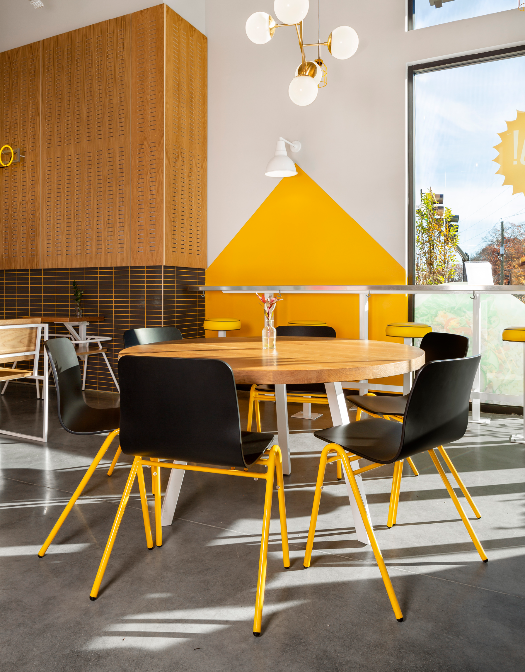 Harper a frame stacking restaurant chairs