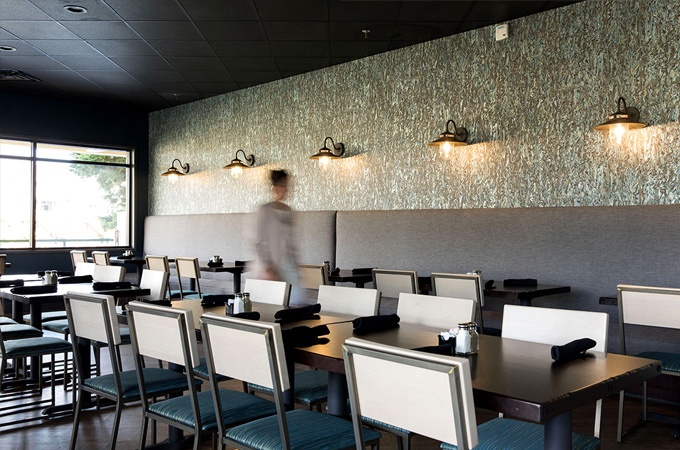 Modern restaurant design and furniture at by Grand Rapids Chair