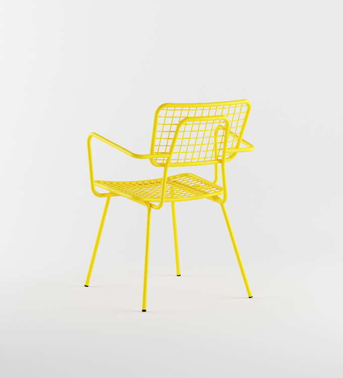 Opla Outdoor Armchair in Yellow